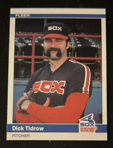 1984 Fleer Dick Tidrow Baseball Card #72 White Sox Pitcher VGEX O/C - Picture 1 of 2