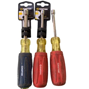 Raptor Tools Mutterndreher Set 3 RAP14503 RAP14506 1/4” 3/8” Hohlwelle rot blau - Bild 1 von 10
