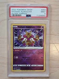 Radiant Alakazam Pokemon Card PSA 9 059/195 Silver Tempest 2022 - Picture 1 of 2