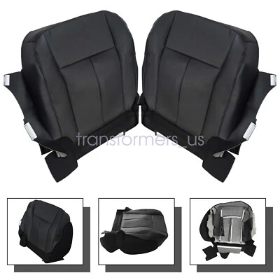 Черный чехол на нижнее сиденье водителя и пассажира для Ford Expedition 2007-2014 годов выпуска ограниченного выпуска - Изображение 1 из 4