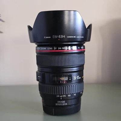 Canon EF 24-105mm F/4L IS USM Standard Zoom Lens - Image 1 of 4