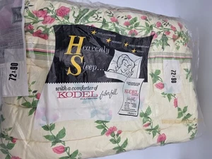 VTG S.S. KRESGE Twin / Full Size Reversible Comforter Floral Pattern 72 x 90 NEW - Picture 1 of 11