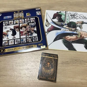 Tarjetas de juego doradas de película de una pieza 20 aniversario edición limitada Ichiban Kuji - Imagen 1 de 2
