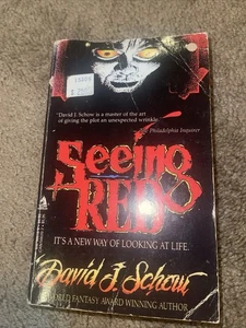 Seeing Red by David J Schow (Tor, 1990) First Print First Ed. Vintage Horror PB - Picture 1 of 12