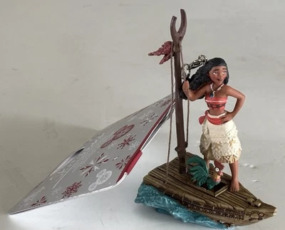 Disney Ornament Sketchbook 2020 Moana & Hei Hei Water Wave Fairytale Moments - Image 1 of 2