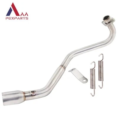 Cabezal de tubo de escape delantero inferior montaje bajo nivel para Honda MSX125 Grom 2013-2020 Foto 1 de 4