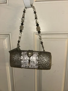 Maya Handtasche Quarz Kristall Kettenhenkel - Bild 1 von 8