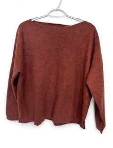 Poetry 100% Wool Burgundy Red Sweater Size 16 - Picture 1 of 4