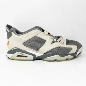 Nike Mens Air Jordan 6 DZ4133-008 Gray Basketball Shoes Sneakers Size 10 - Picture 1 of 12
