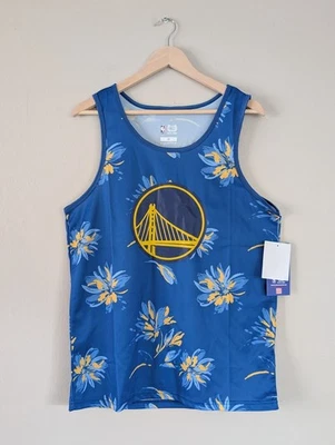 NWT Steph Curry #30 Floral Mesh Player Tank Golden State Warriors NBA Ultra Game - Image 1 of 4