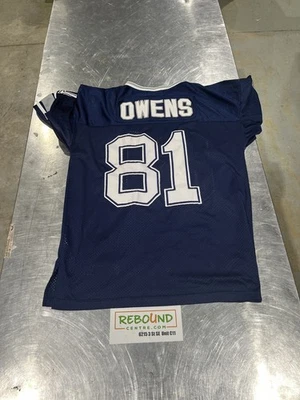 Camiseta Terrell Owens Dallas Cowboys #81 - Azul Marino Talla L Foto 1 de 3