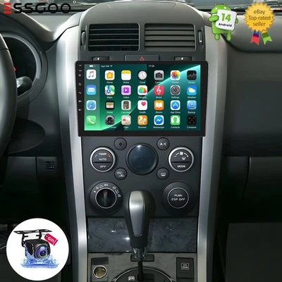 For Suzuki Grand Vitara 2005-2015 Car Stereo Radio Navi Carplay 32GB Android 14 - Image 1 of 4