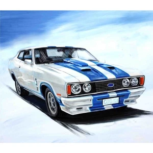 Ford Cobra Flannel Fleece Blanket Art by Jenny Sanders 130x150cm - Picture 1 of 2