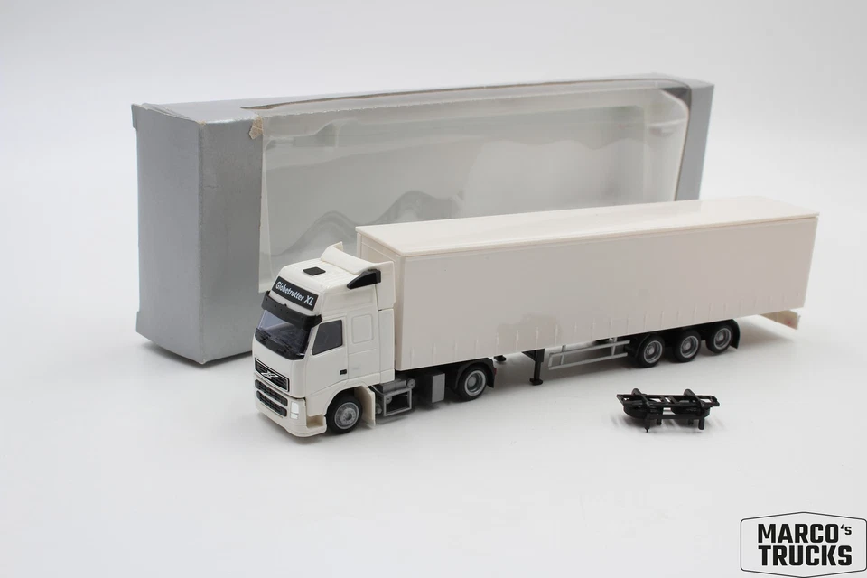 AWM Volvo FH13 GL XL Jumbo Semi-Trailer Truck White (Unprinted) 1:87 /AW2760 - Image 1 of 1
