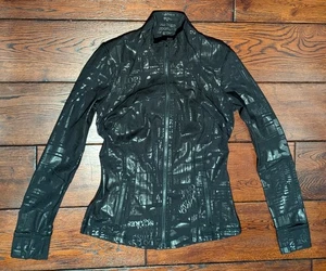 Lululemon Define Jacket *Manifesto 20YR Manifesto Foil Black Schwarz - Size 8 - Bild 1 von 14