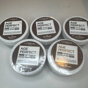 5 Pack Loreal Age Perfect 4 IN 1 TINTED BALM with Firming Serum # 20 DEEP - Picture 1 of 4