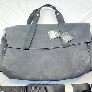 Grand sacoche pour ordinateur portable messager en nylon noir 27 L L Lululemon neuf début d'embarquement - Photo 1/15