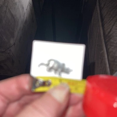 Vintage TriceratopsTie Tack Pewter Necktie Pin vintage Formal Wear Accessory - Image 1 of 4