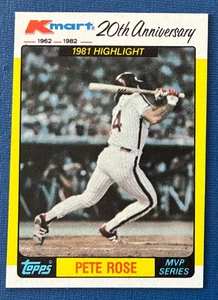1982 Topps Kmart #44 of 44 Pete Rose - Philadelphia Phillies - NM - Bild 1 von 2