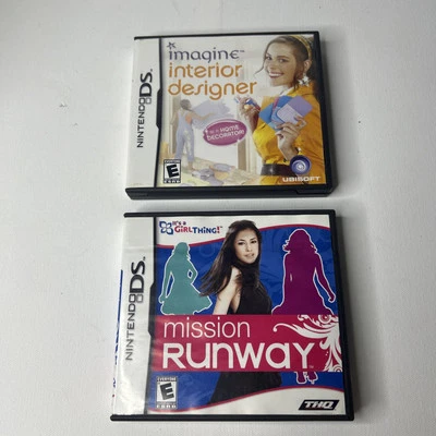 Imagine: Interior Designer & Mission Runway - Nintendo DS - Both Complete - Image 1 of 2