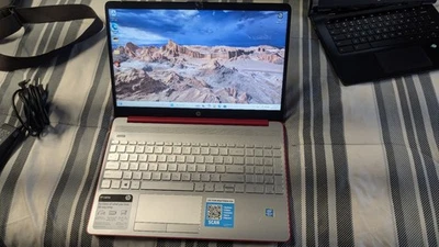 portátil hp 15-dw1083wm rojo 100% funcional Foto 1 de 4