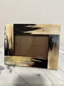 Stunning Natural Bone And Wood Picture Photo Frame 6x4” Photo Space Rare Italian - Picture 1 of 15