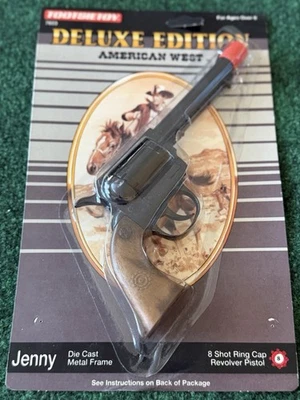Pistola de casquillo vintage Tootsie Toy American West Jenny edición de lujo sellada Foto 1 de 4