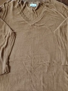 Ava & Viv Sz.2X Goldish/Orange Long Sleeve Pullover Sweater - Picture 1 of 7