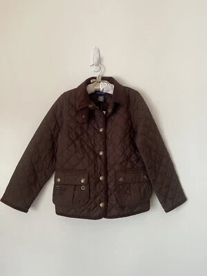 Nuevo con etiquetas Abrigo Chaqueta Acolchada Ralph Lauren Vintage Niñas 6x Marrón Foto 1 de 4