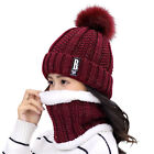 Women Scarf Knitted Elasticity Elasticity Sweet Hat Thick