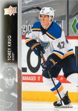 Torey Krug 2021-22 Upper Deck Hockey Series 1 Base Card #155 St. Louis Blues NHL