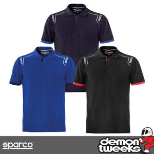 Sparco Portland Team Corporate Workwear Garage Collared Polo Shirt Top