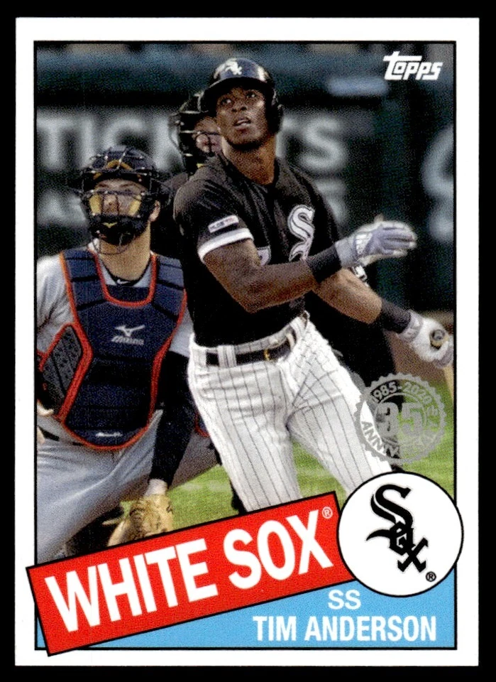 2020 Topps 1985 35th MINI Tim Anderson Chicago White Sox #85TB-9 - Image 1 of 2