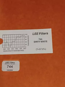 Lee Filters L744 Dirty White Lighting Gel Sheet 21" x 24" - Picture 1 of 1