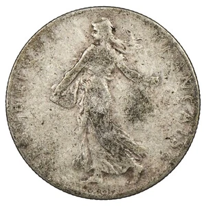 France - 50 centimes Semeuse 1902 - argent - F.190/9 Gad.420 - Monnaie O. Roty - Picture 1 of 2