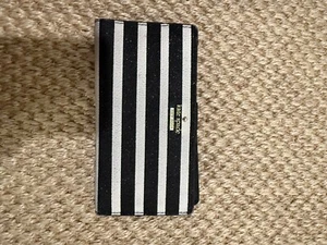 Long stripped kate spade wallet with multiple slots and cash slots - Picture 1 of 8