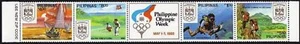 Philippines 1938a strips perf,imperf,MNH.Olympic Week 1988.Scuba diving,Yachting - Picture 1 of 2