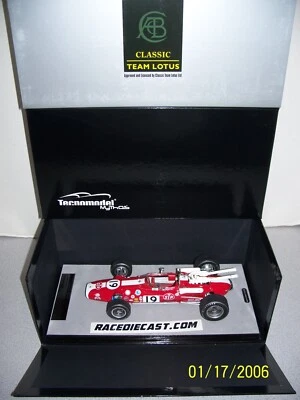 #19 JIM CLARK  "RARE ONLY 110 PRODUCED"  (1966 LOTUS 38) 2ND INDY 500 - Image 1 of 2