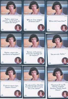 Tarjeta de A&I Star Trek The Next Generation #39 Data's child Lal TODAS LAS 9 variaciones  Foto 1 de 2