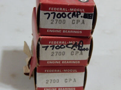 3- ROD BEARINGS WILLY'S JEEP J100,J200,J300 TORNADO 发动机 1962 - 1967 230CI 6CYL — 第 1/4 张图片