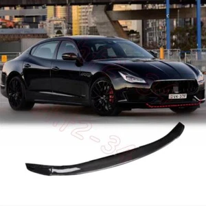 For Maserati Quattroporte GTS 2014-2023 Dry Carbon Front Bumper Lip Spoiler made - Bild 1 von 10