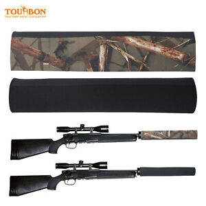 TOURBON Soft Neoprene Rifle Barrel Silencer Cover Protection Moderator Sleeve