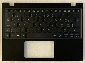 Qwertz Swiss-German ACER Aspire AO1-132 6B.SHPN7.024 TOPCASE Keyboard Black - Picture 1 of 3