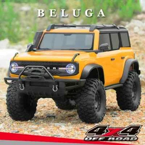 RC Crawler 1/10 Scale 4WD RTR Car with LED Remote Control Off-Road Vehicle - Picture 1 of 39
