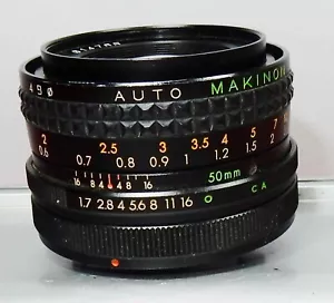 Objetivo MAKINON 1.7/50 - para CANON FD - Imagen 1 de 5