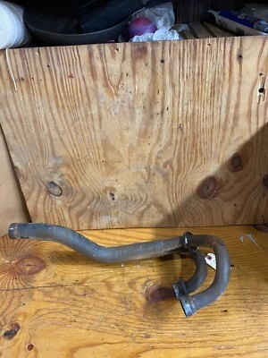 1990 90 Yamaha XT600 91 92 93 94 header pipe front exhaust heat shield head - Image 1 of 4