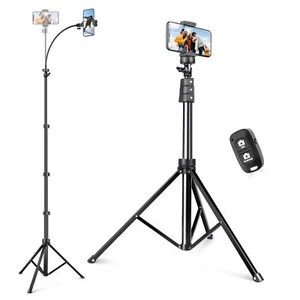 88" Phone Tripod & Selfie Stick Extendable Cell Phone Tripod Stand with Wirel... - Picture 1 of 7