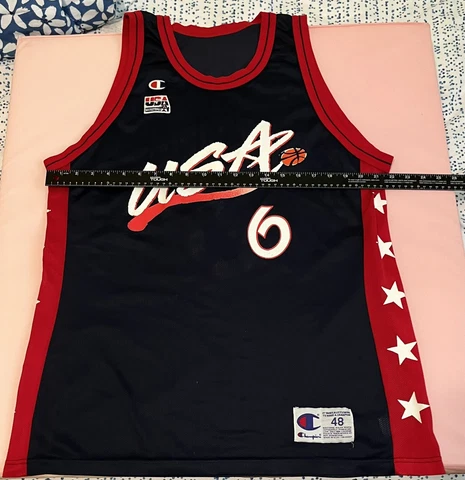Vintage USA Dream Team Anfernee Hardaway  #6 NBA 90s Champion Jersey Cover