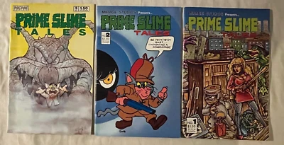 PRIME SLIME TALES #1, 2, 3 1986 MIRAGE STUDIOS NOW COMICS - Image 1 of 2
