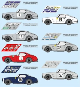 Decals Ferrari 250 GT SWB Le Mans 1961 1:32 1:24 1:43 1:18 slot calcas - Bild 1 von 7